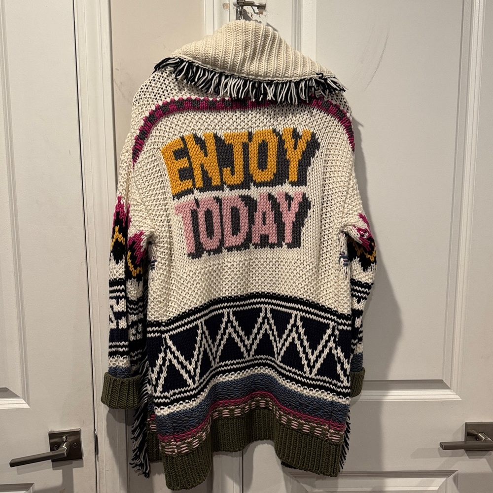Zadig & Voltaire NWT Multicolor Knit Cardigan M/L